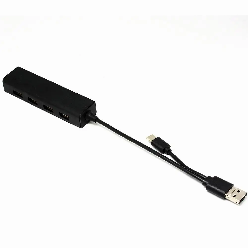 Высокоскоростной концентратор Type C 4 порта USB 2 0 OTG 3 в 1 интерфейсный разветвитель