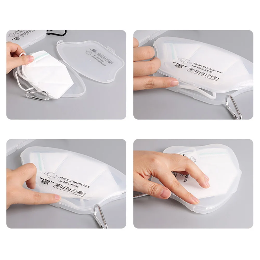 

Portable Face Masks Organizer Dustproof And Moisture-proof Cover Holder Mask Storage Seal Box Household Accessories Dropshipping