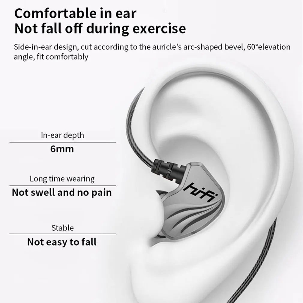 

In-ear Headset Wireless Bluetooth Headphones Sports HIFI HD Call Game Earphones With Microphone Support for IOS/Android Phones