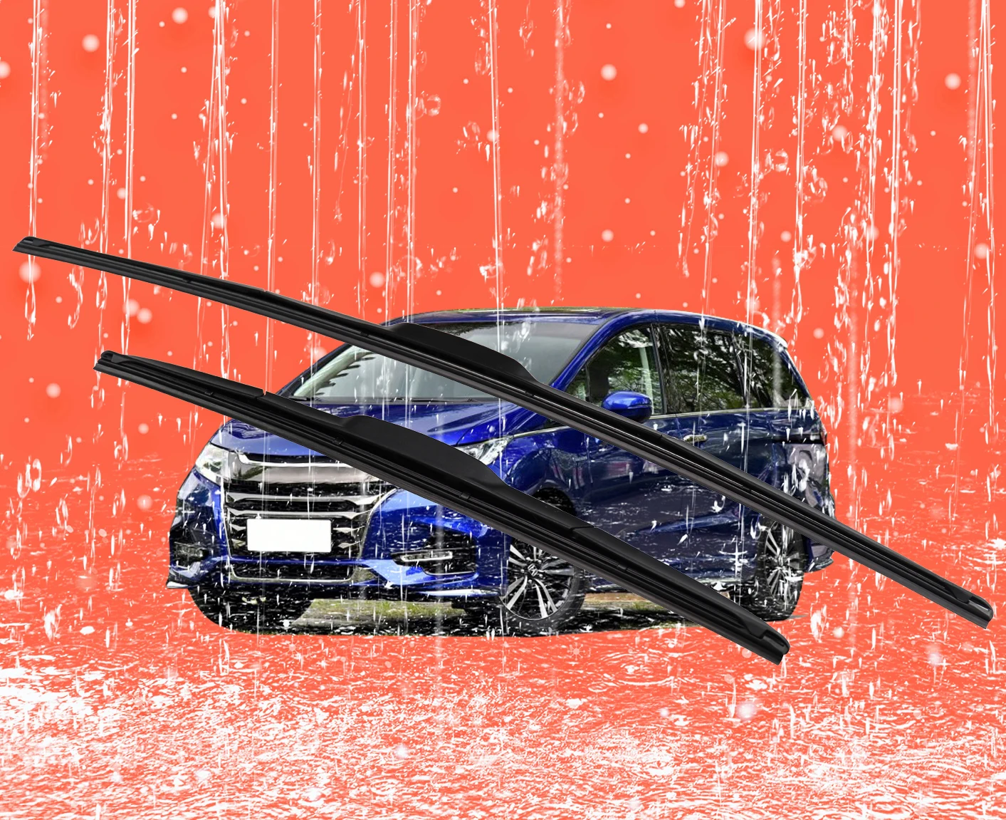 2 шт переднее лобовое стекло безщеточные стеклоочистители Набор 26 &quot+ 17&quot