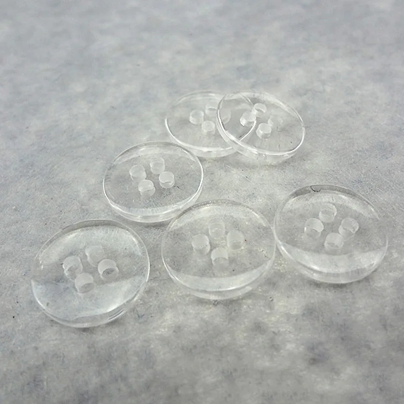 

Прозрачные пуговицы с четырьмя отверстиями, 15-800 мм, 22,5 шт.