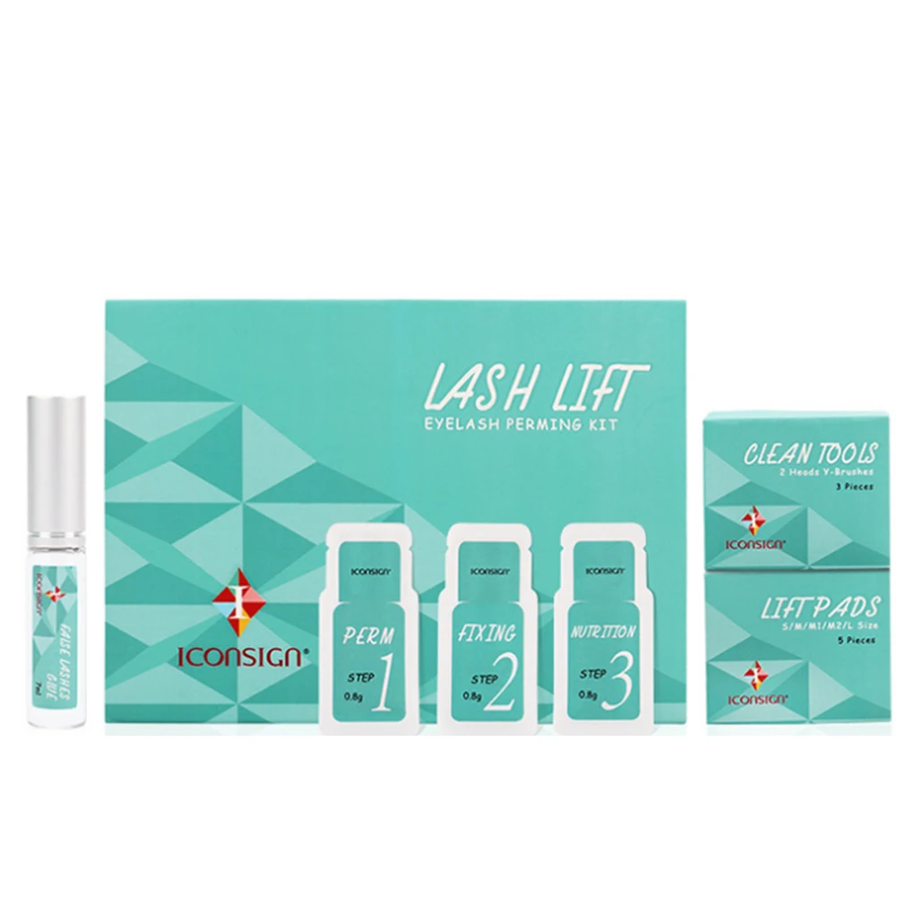 

Portable Extension Hygienic Nutritious Eyes Makeup Quick Perm Salon Easy Apply Lash Lift Kit Growth Y Shape Brush Curling Lotion