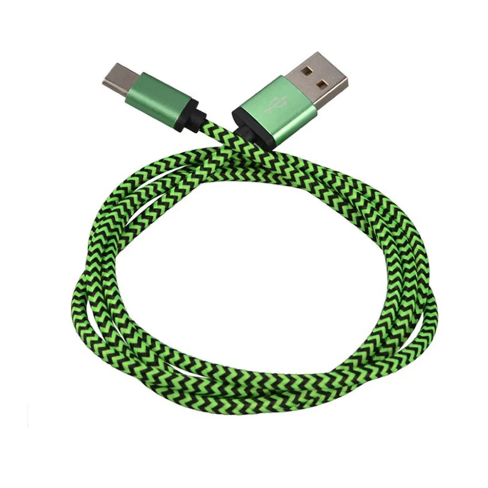 Кабель Usb Type-c 1 м с автоматическим отключением для быстрой зарядки из нейлона Xiaomi