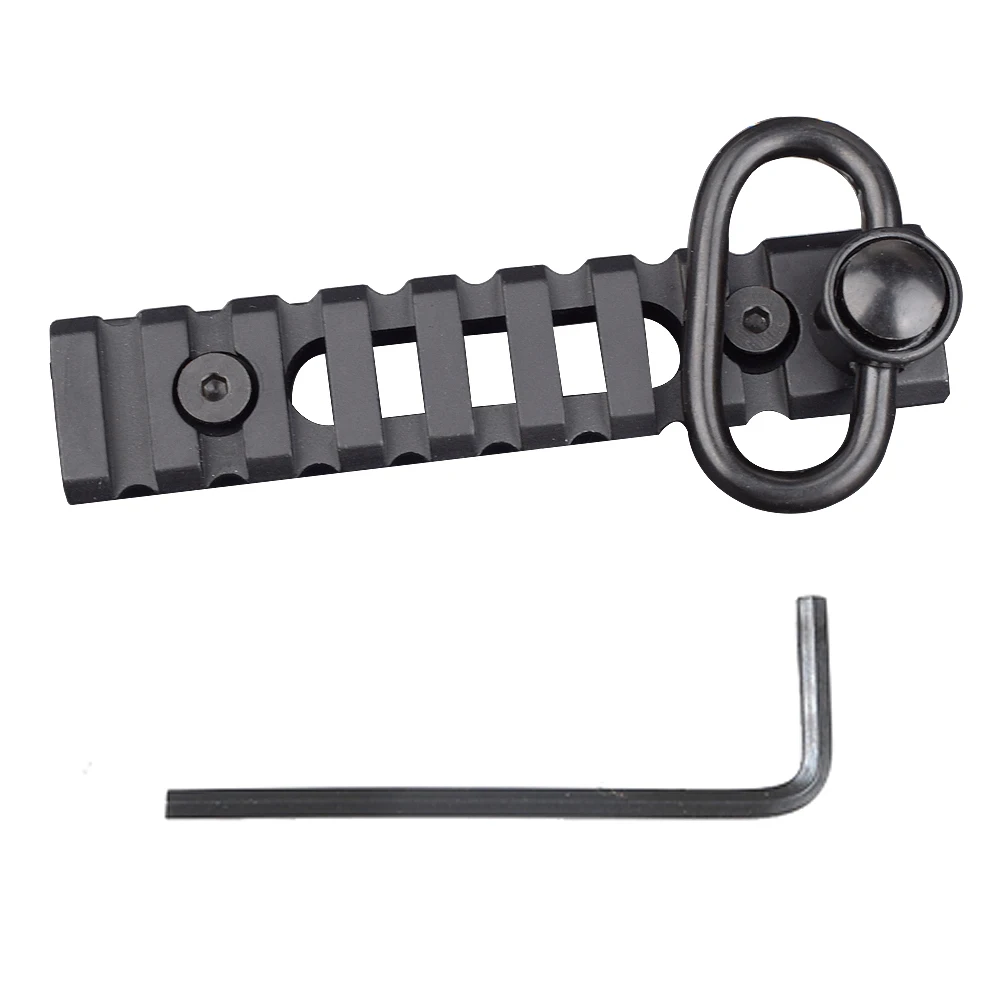 Тактический Keymod рейку планка Вивера секций 8 слотов для карт крепежная основа с QD