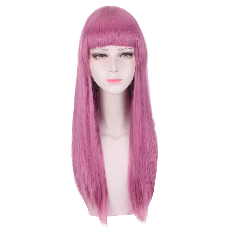 Пурпурный длинный парик для косплея из фильма Descendants 2 Mal аксессуары костюма на