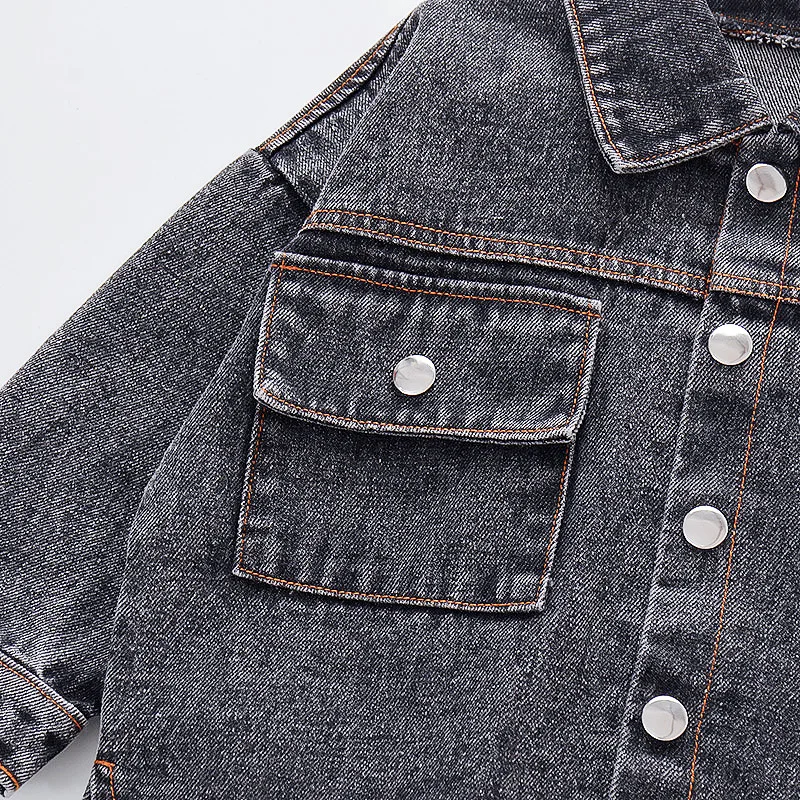 Baby Boys Spring Autumn Children Denim Clothes Jacket Pants 2Pcs/sets Infant Out Kids Fashion Toddler Casual Clothing Tracksuits