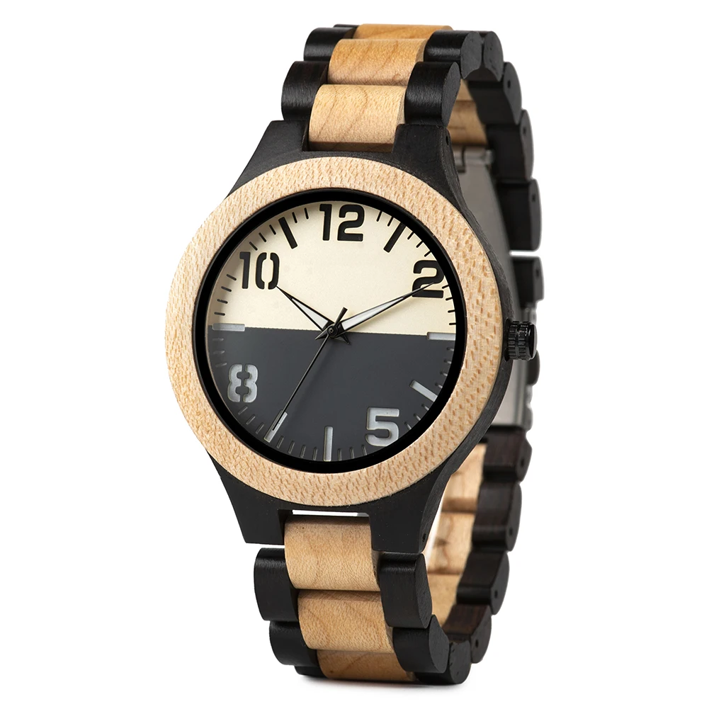 

BOBO BIRD Men's Watch Male 2020 Luxury Wooden Timepieces Quartz Wristwatches Man Watch relogio masculino