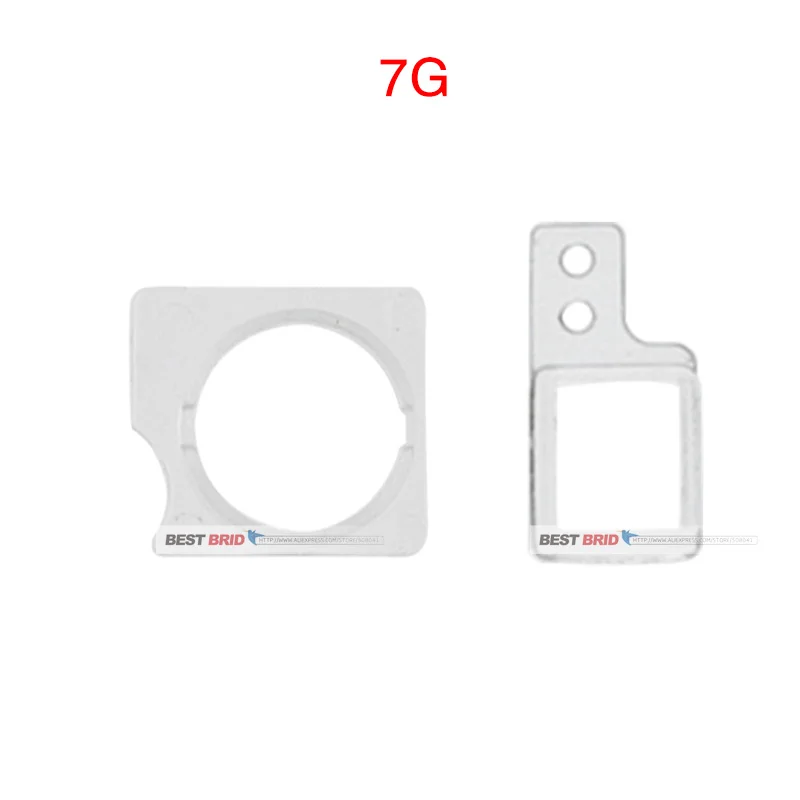 10 шт./лот передняя пластиковая камера держатель для iPhone 5 5S 5C 6 6S Plus 7 8G X XR XS датчик