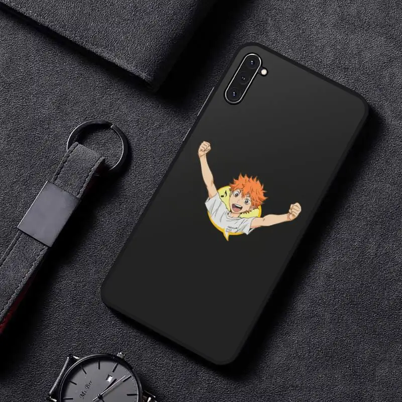 

Haikyuu Hinata attacks Anime Phone Case For Samsung A32 A51 A52 A71 A50 A12 A21S S10 S20 S21 Plus Fe Ultra