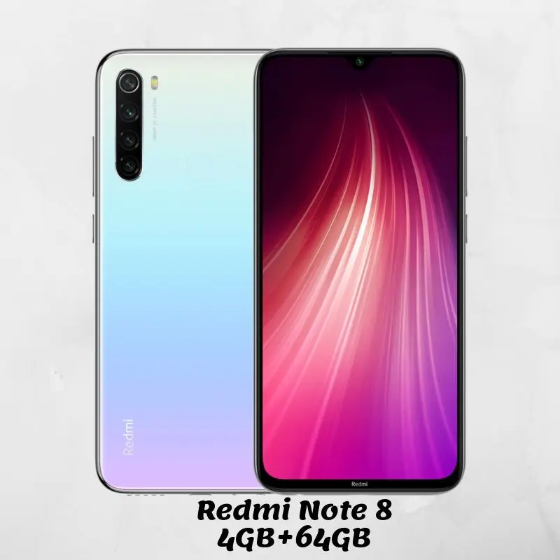 White Note 8 Redmi Note 8 Xiaomi глобальная версия 4 Гб 64 Гб Смартфон 48MP камеры Snapdragon 665 6,3 FHD 4000 мАч 4K видео глаз экран - Цвет: White Note 8