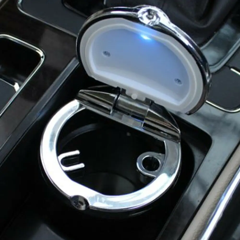 

LED Auto Car Portable Car Cigaretteashtray Cup Holder Safe And Convenient
