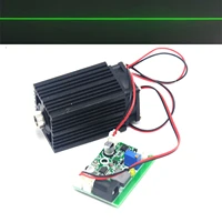 focusable 532nm 80mw green laser diode line module 12v wttl driver fan cooling