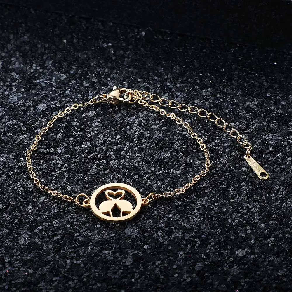 Boho Ловец снов Pet Dog Paw Om Falmingo очаровательный браслет для женщин нержавеющая сталь изысканные украшения Прямая поставка - Окраска металла: JN154-2