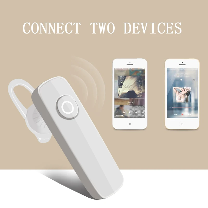 Bluetooth наушники Беспроводные Мини гарнитура с микрофоном Скрытые Наушники для iPhone