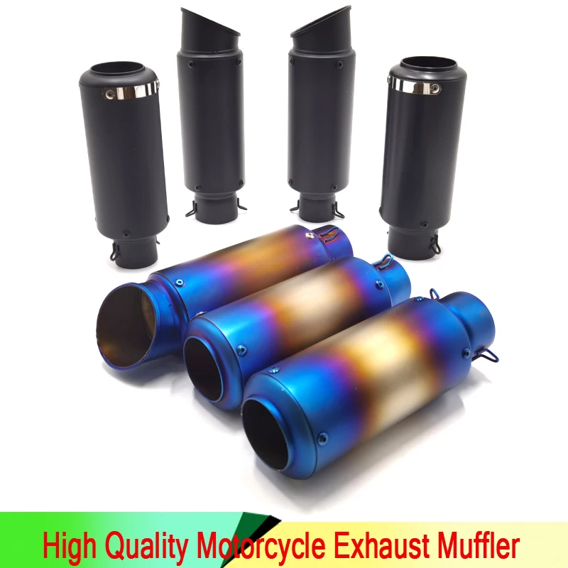 

Motorcycle modified SCC inclined mouth large row straight 51-60 caliber Z250Z800R6R1 blast street exhaust pipe general