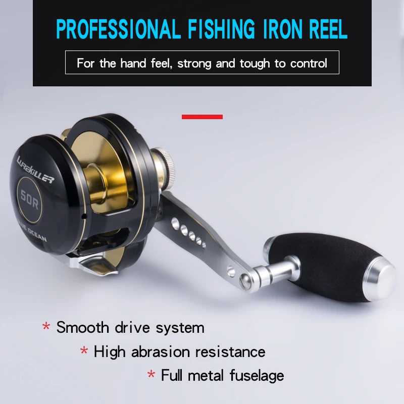 

Lurekiller BLUE OCEAN Saltwater Fishing Jigging Reel Full Metal Slow Fishing Reel For Sea Fishing Articles Accessories Japan