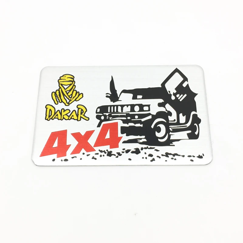 Автомобильные декоративные 3D наклейки с логотипом 4x4 из алюминия эмблемой для Jeep