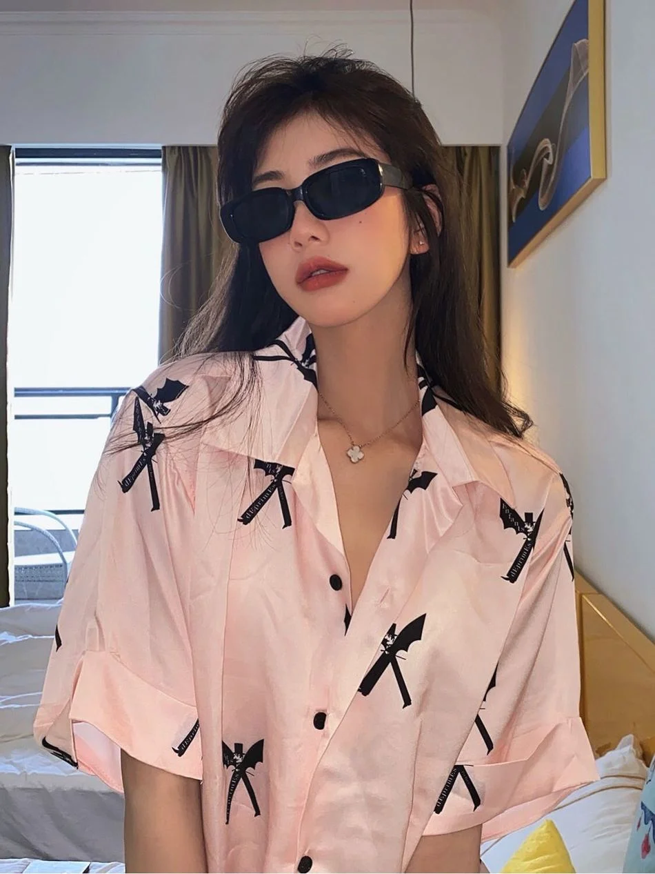 

ERD Shirt Women Men British Streetwear melancholy Rich Second generation Silk Tees E.R.D shirts women fashion clothing trends