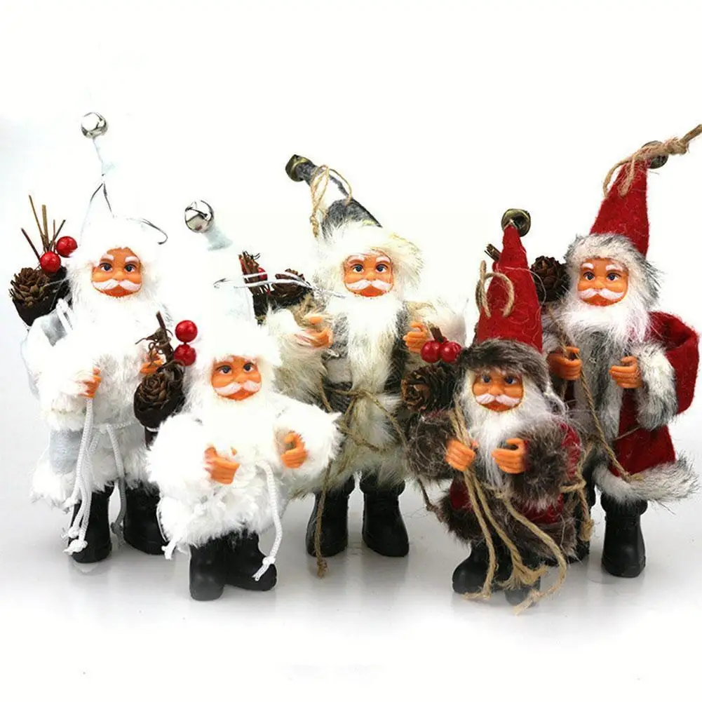 

Christmas Tree Ornaments Christmas Ornaments Santa Doll Gifts Claus Home Toy New Year Exquisite Merry Christmas D3G1