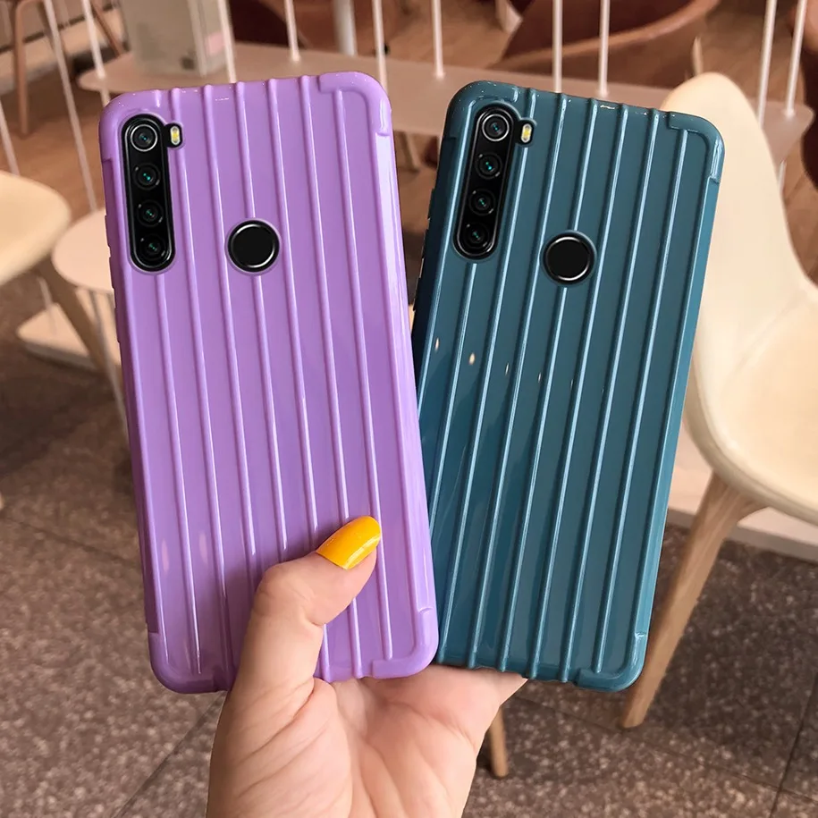 Чехол для Xiaomi Redmi Note 8 чехол Pro мягкий тонкий из ТПУ однотонный телефона на