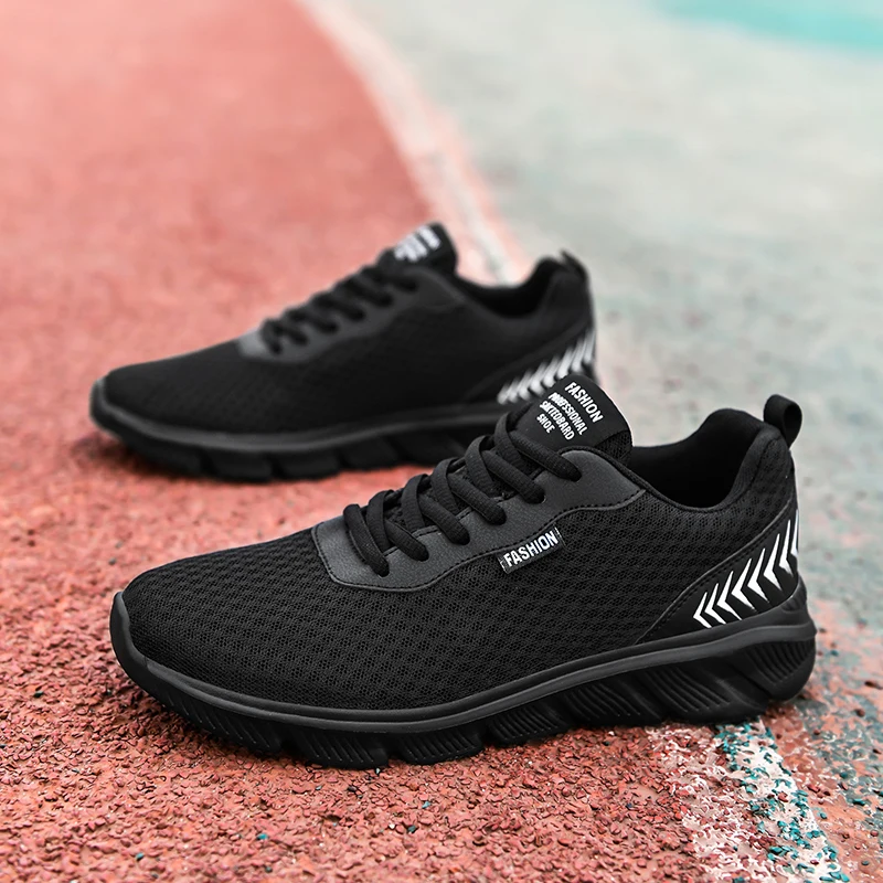 

2021 Summer New Breathable Sports Casual Men's Shoes Student Sports Running Shoes Outdoor Leisure Breathable Mesh Shoes