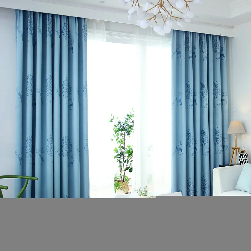 Новые скандинавские занавески для гостиной ресторана кабинета рождественские