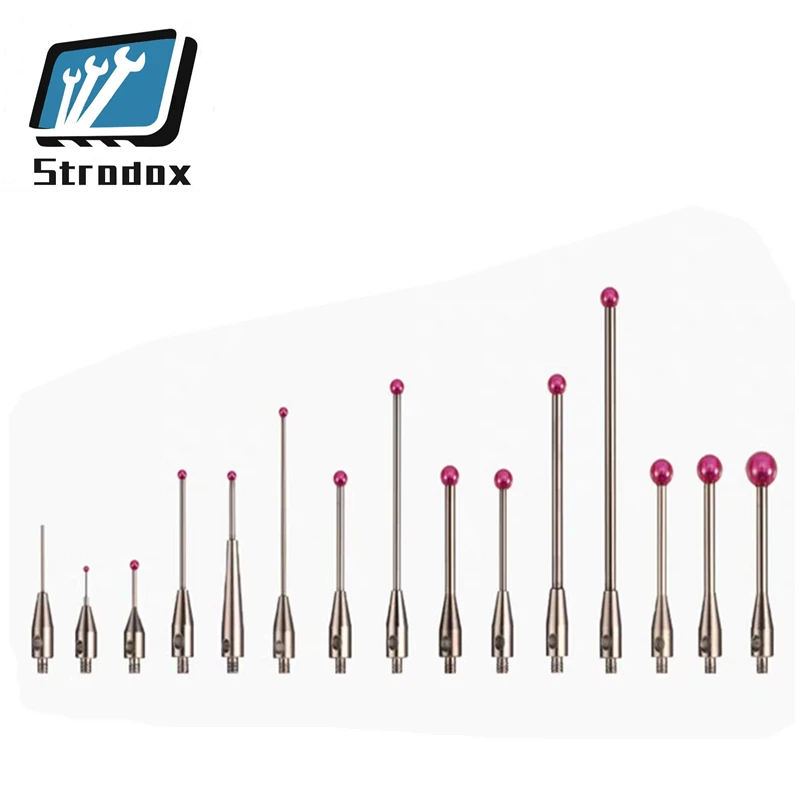 Красный головной зонд уровень стрелочный индикатор 1 шт. Длина 10 20 мм CNC CMMC нить M2