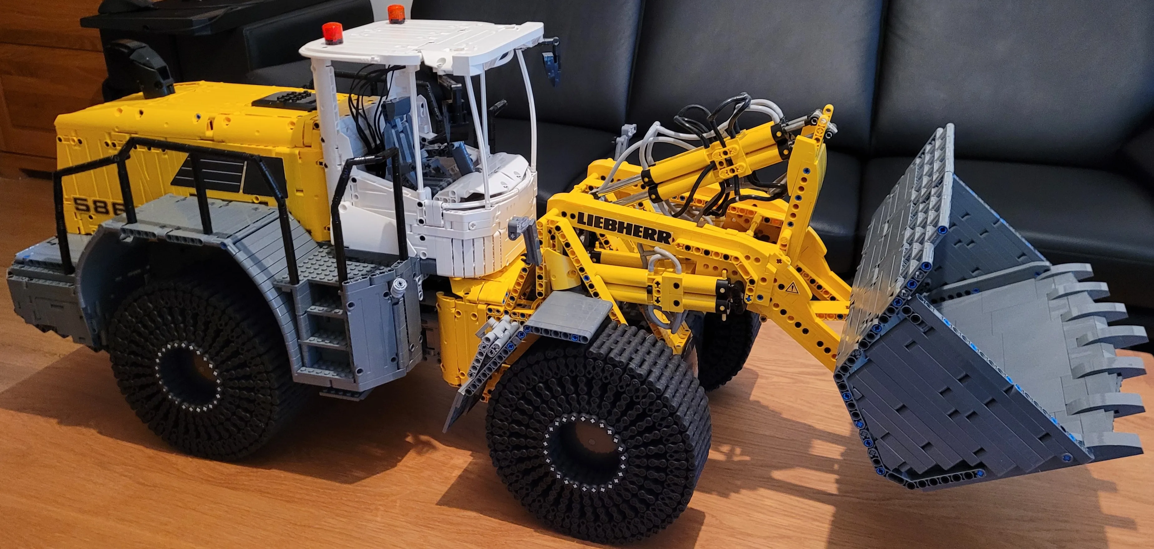 Preise Bausteine Kompatibel Mit Lego Montage Technologie Liebherr L586 Loader Elektrische Fernbedienung Modell Kinder Puzzle