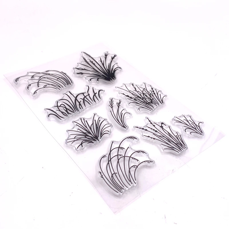 

KLJUYP Grass Clear Stamps Scrapbook Paper Craft Clear stamp scrapbooking06093