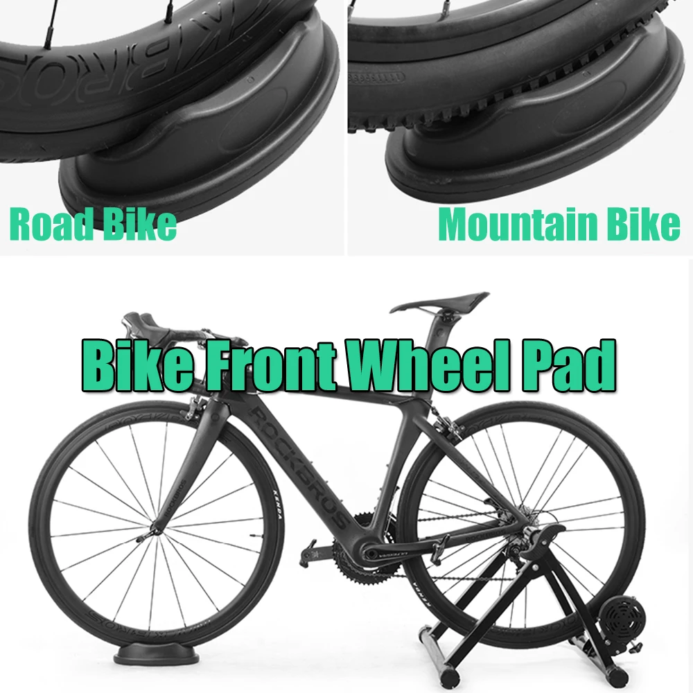 Training Stationary Bike Front Wheel Riser Holder Cycling Block for Indoor Bicycle Trainers Support Premium Molded Plastic Stand