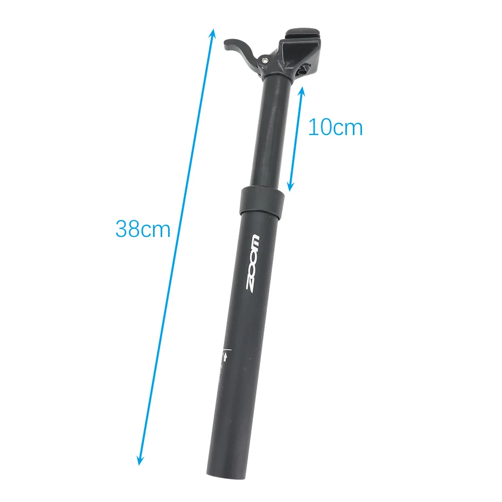 Zoom Dropper Seatpost Height Adjustable Seat Post Bike Hydraulic 30.9mm 31.6mm Hand Control Bike Seatpost  MTB 100mm Travel