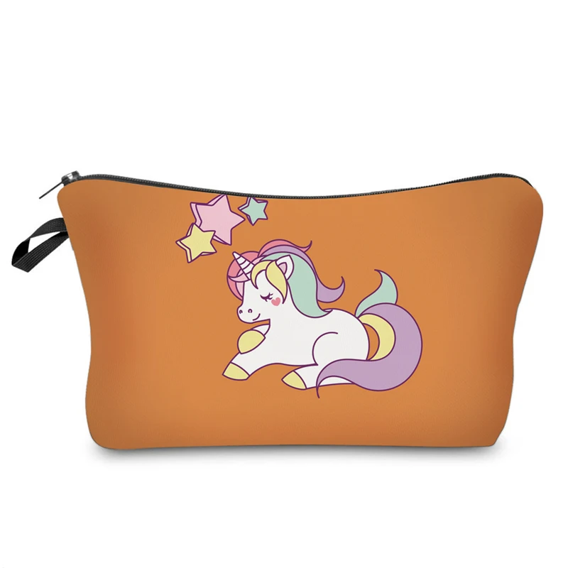

1 Pcs Unicorn Cosmetic Bag 3D Printed Makeup Bag Unicorn Hot Sale Storage Cosmetic Holder Bag