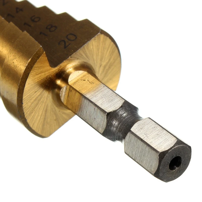 

HSS drill Step drill Tapered Titanium for drill screwdriver 4-32mm