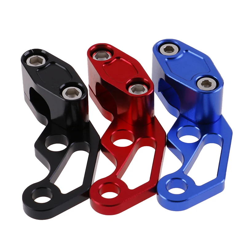 

Hot sale 1pc CNC Aluminum Black/Red/Blue Motorcycle Brake Line Clamps