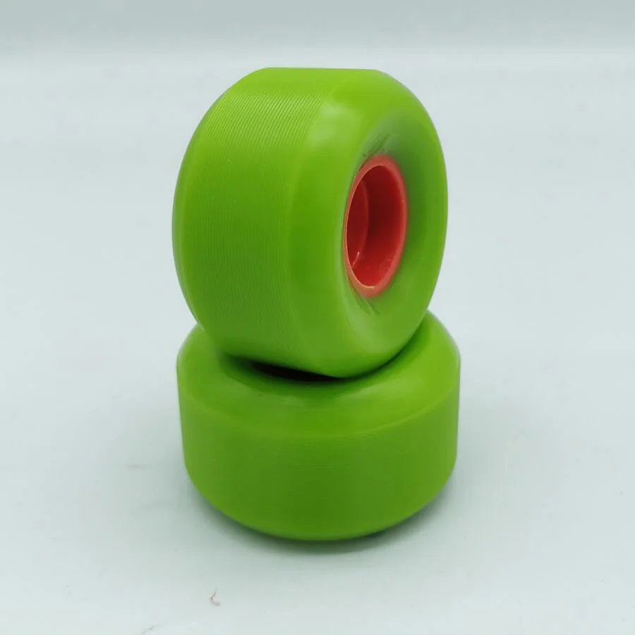 Хорошее качество зеленые конические колеса для скейтборда 56 мм колесо с отскоком