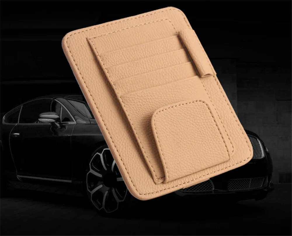 Car SUV interior supplies sun visor glasses bill card storage modeling for Toyota Tacoma Tercel Tiara Van Venza Yaris Hiace | Автомобили и