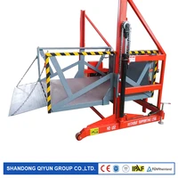 qiyun ce iso remote control hydraulic truck unloading lift electric container loading machine moving loading platform