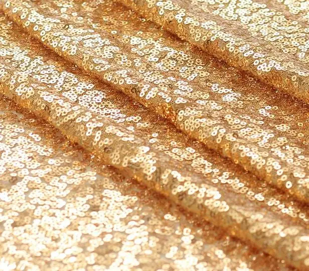 Champagne Gold 30X275 см скатерть с блестками и блестками из розового золота, вечерние принадлежности из розового золота, тканевые украшения для свадьбы - Цвет: Champagne Gold