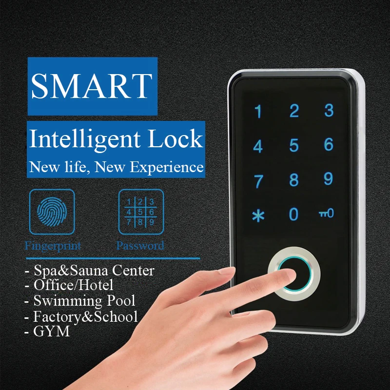 118 Series Fingerprint Password EM ID Cabinet Lock Sauna Spa Locker Factory Wardrobe Bookcase Cupboard RFID Keypad Touch | Безопасность