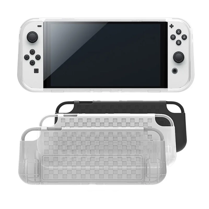 Прозрачный корпус консоли Nintendo switch складной защитный OLED прозрачный