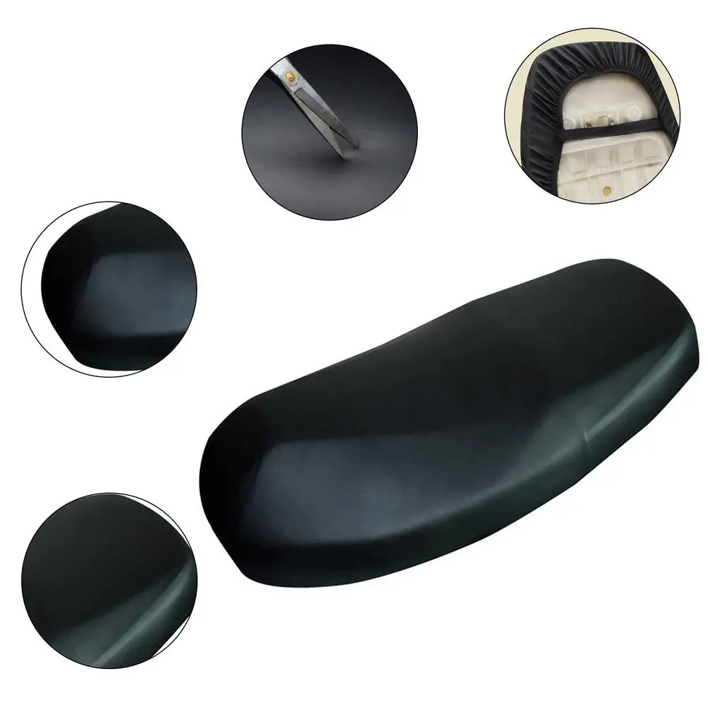 

Чехол на сиденье мотоцикла, защитный чехол на сиденье скутера, ПУ плюшевая зимняя и летняя Водонепроницаемая подушка для электрического мо...