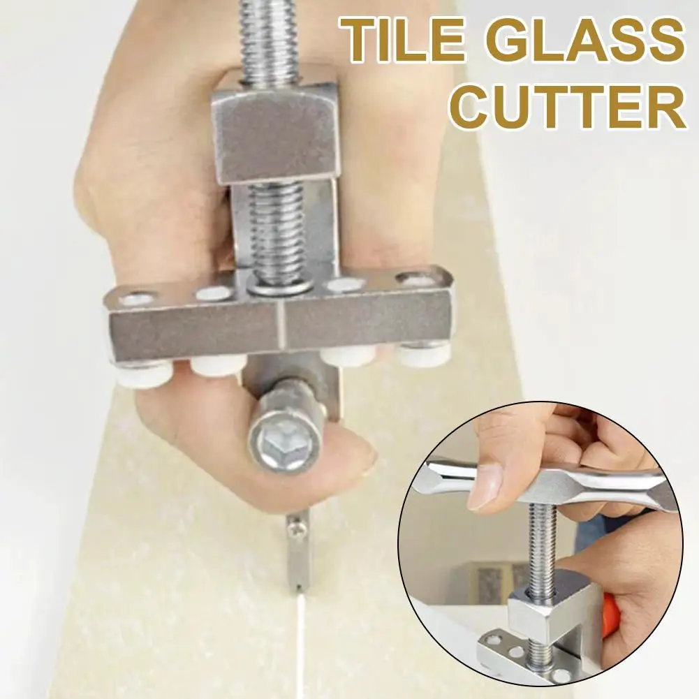 

Tile Cutter Easy Glide Glass Tile Cutter 2-in-1 Professional Cutter for Thick Glass Mosaic Tiles #40