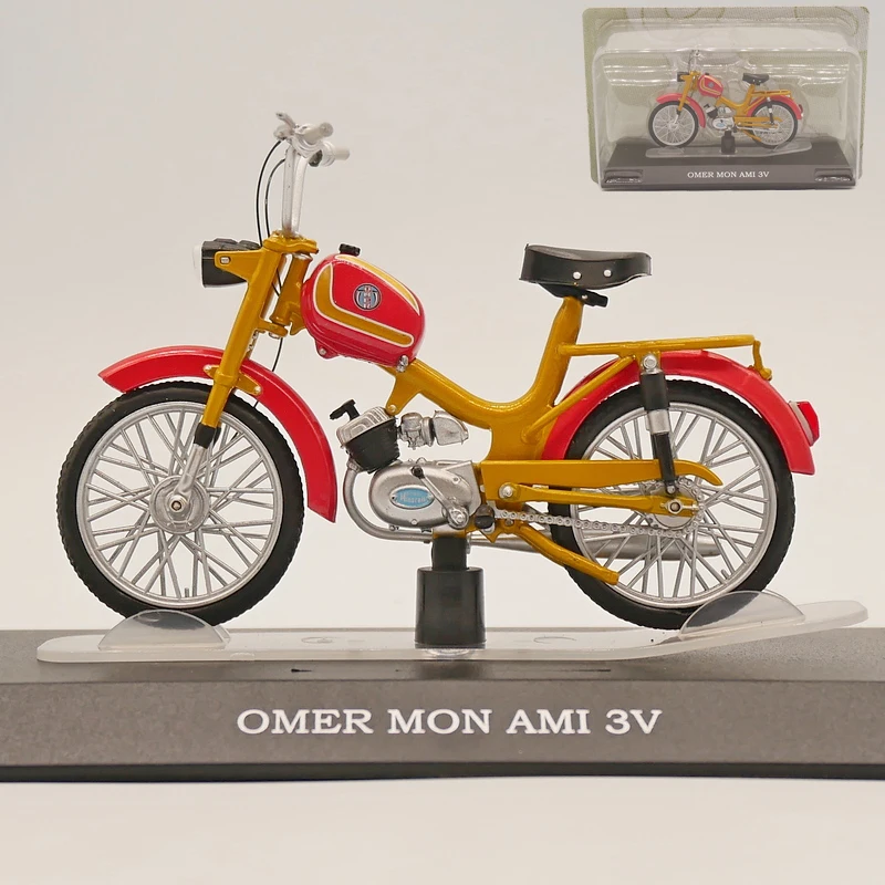 

1:18 Scale Motorcycle OMER MON AMI 3V Diecast Motorbike Model Toy Ornaments