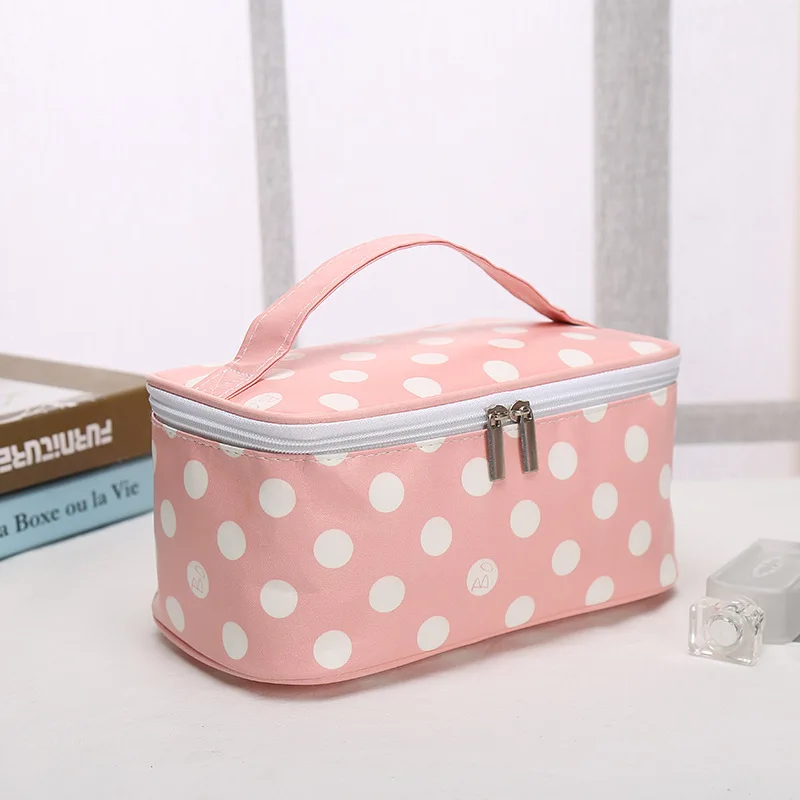 

Babylili Travel Makeup Bag Women Cosmetic Case Waterproof Lady Toiletry Storage Box Female Portable Organizer Pink High Quality
