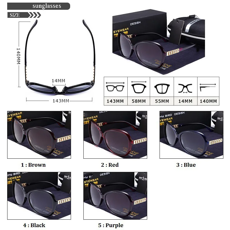 Zerosun поляризационные солнцезащитные очки женские стразы для женщин модные