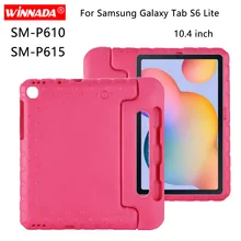 Case for Samsung Galaxy Tab S6 Lite SM- P610 P615 10.4 inch 2020 hand-held nontoxic Shock Proof EVA cover stand case for kids