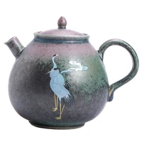 water pot mini teapot kettle handmade chinese tea coarse pottery kiln kung fu tea pot traditional chinese set
