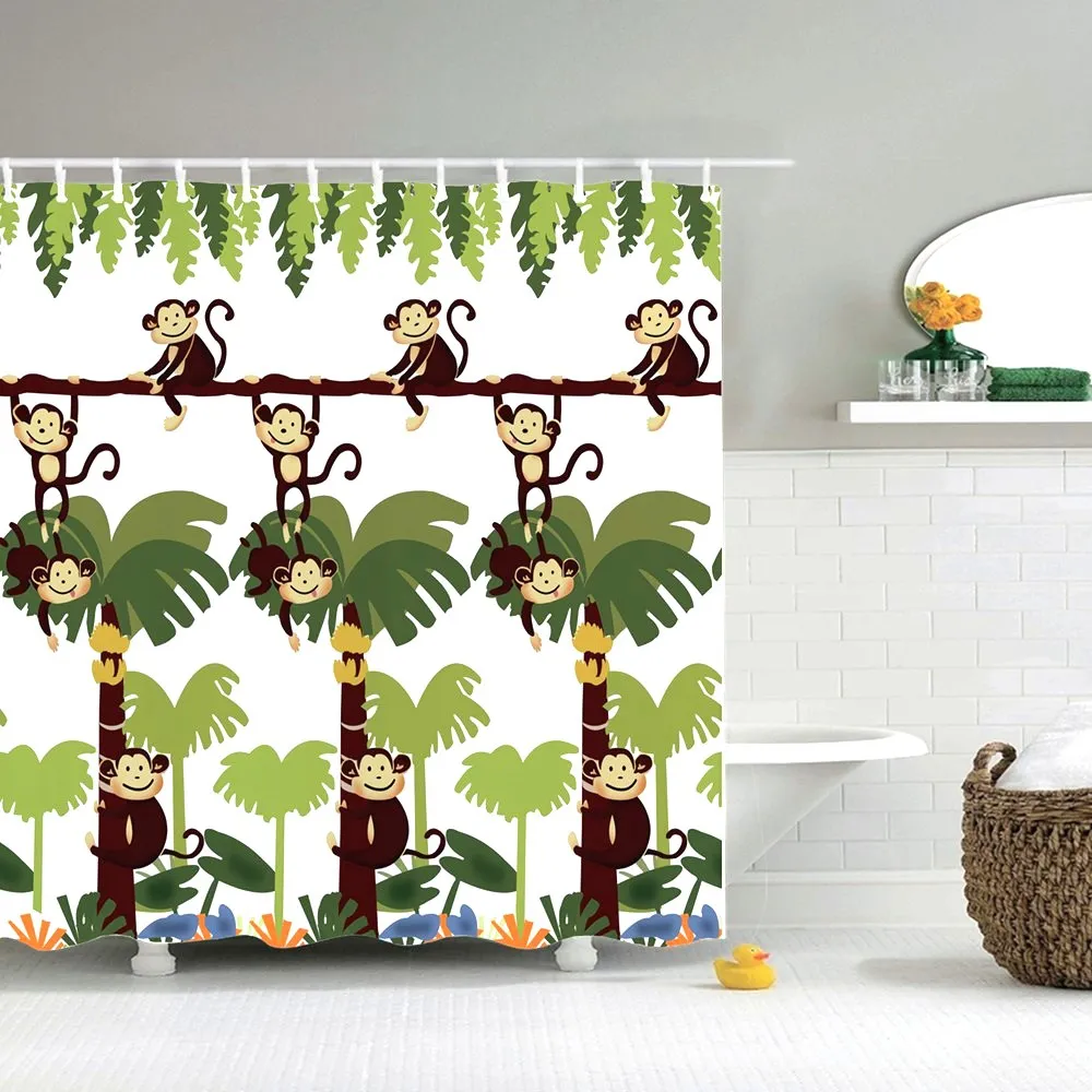 Детские занавески Dafield забавный мультяшный динозавр морской мир Карта мира