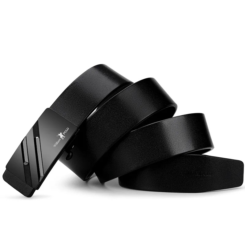 Ремень WILLIAMPOLO из натуральной кожи с автоматической пряжкой шикарный брендовый