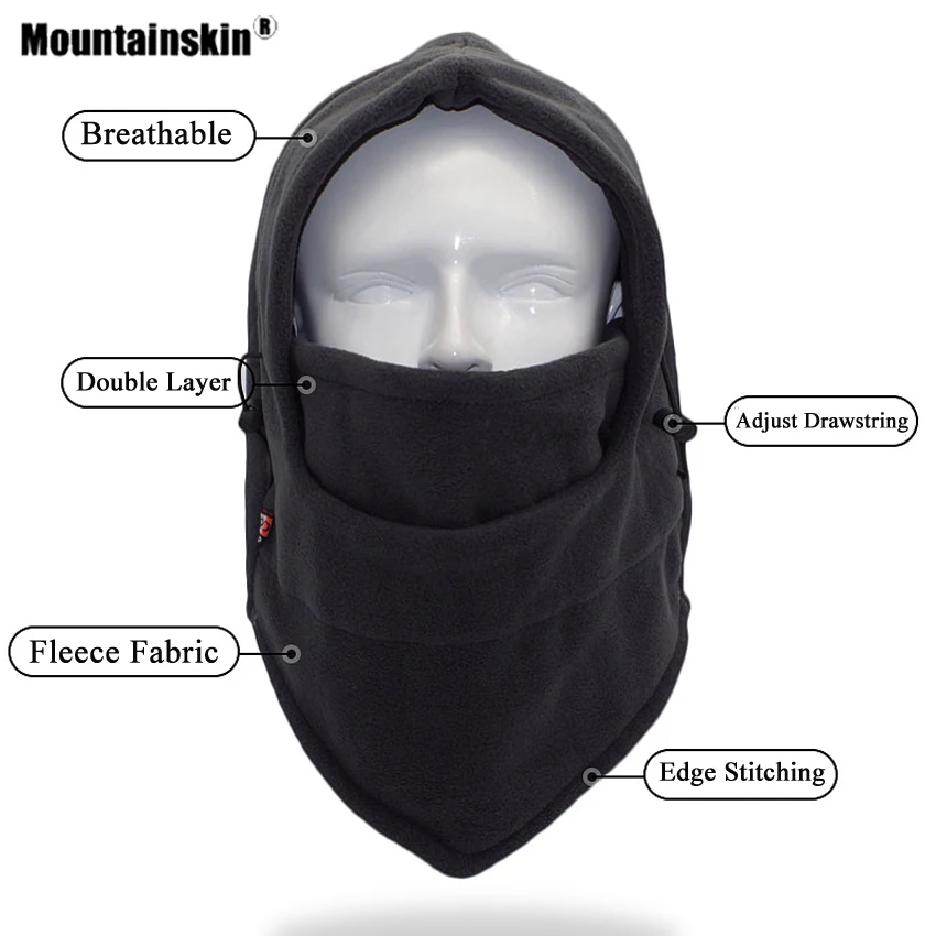 Мужские и женские флисовые шляпы зимняя теплая уличная Спортивная Кепка